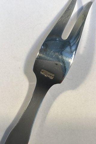 Hans Hansen Arvesolv No 15 Sterling Silver Meat Fork