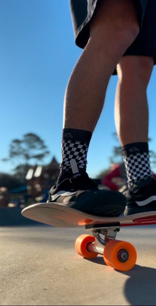 Disrupt Checkered Socks