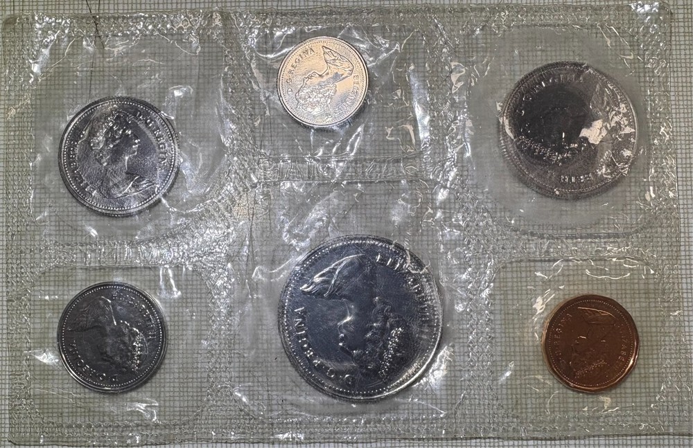 1984 Canada 6 Coin Uncirculated Prooflike Mint Set