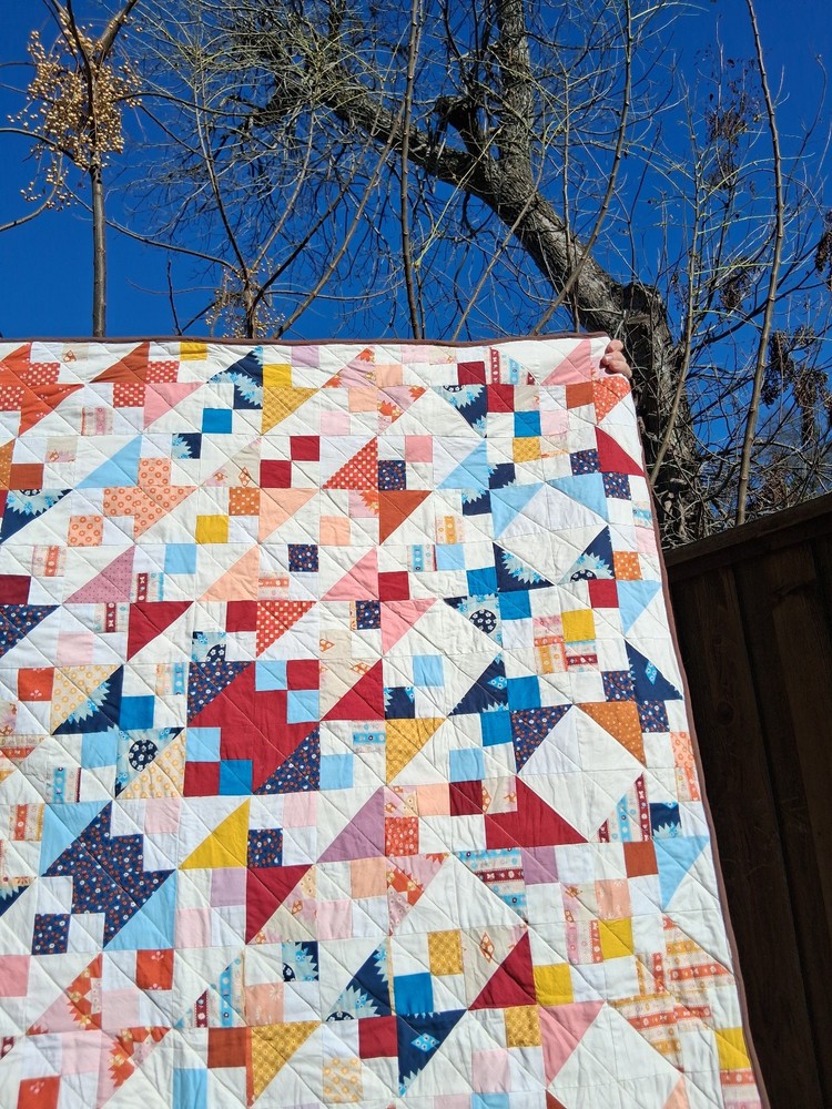 Ruby Star Society fabrics patchwork quilt