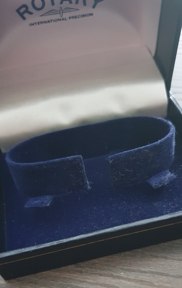 ROTARY WATCH PRESENTATION BOX - BLUE - BOX ONLY - REPLACEMENT GIFT BOX