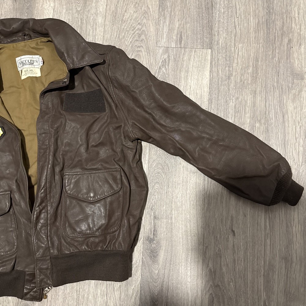 USAF A-2 Leather Flight Jacket 44R OFFICIAL ISSUE