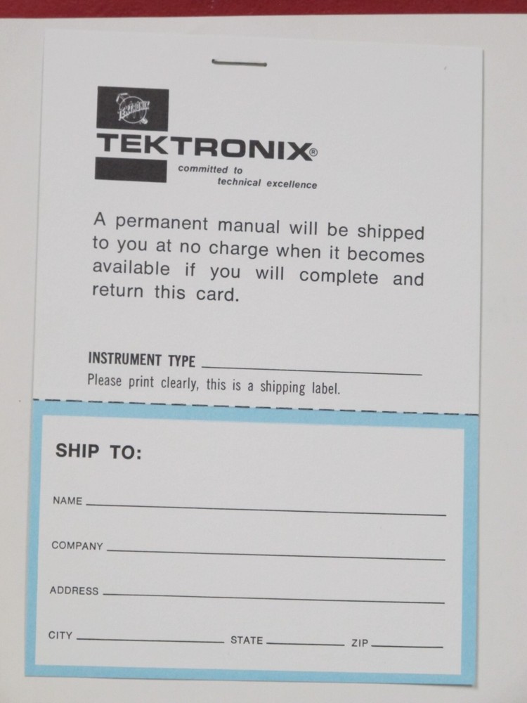 TEKTRONIX CT-5 HIGH CURRENT TRANSFORMER,AMP PROBE,USED
