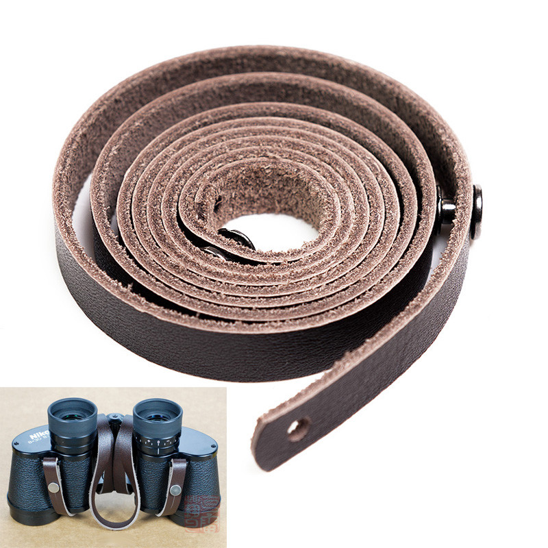 Genuine Leather Handmade DC Camera Binocular Shoulder neck strap sling suspender
