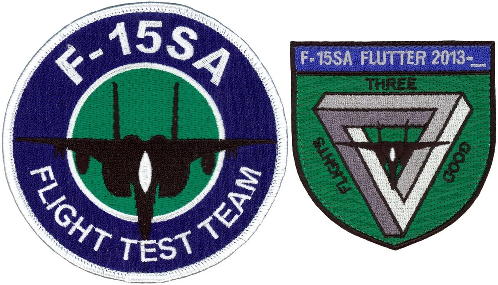 USAF 416th FLIGHT TEST SQUADRON F-15SA FLIGHT TEST TEAM PATCH - SET