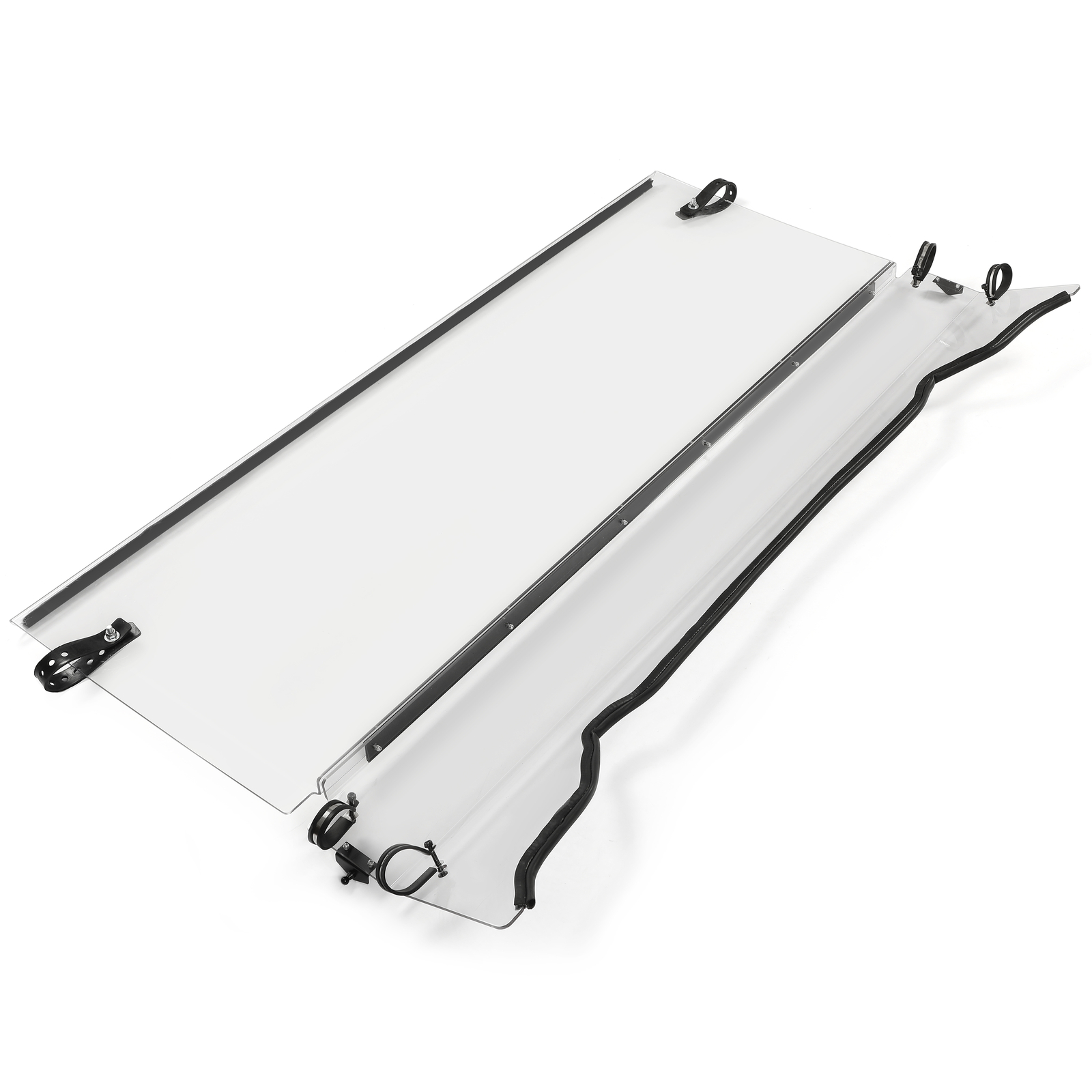 HECASA Full Folding Windshield For Polaris 2006-2008 Ranger 500 4X4 ,700 XP 4X4