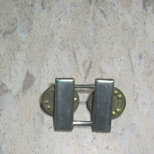 Collar Bar Pin WW2 silver genuine