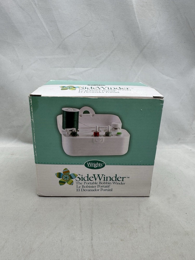 Wrights SideWinder Portable Bobbin Winder Thread Sewing Accessory 88175