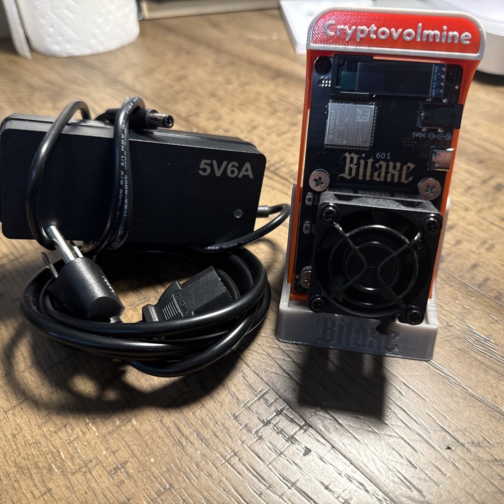 Bitaxe Crypto Miner Crypto Mining Rig with Power Supply for Crypto Mining Rig