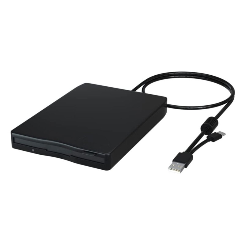 ABS External Floppy Drive for Win OS with USB Type C Floppy Disk Reader