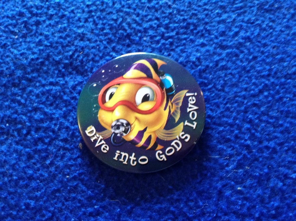 Dive into God's Love Pin