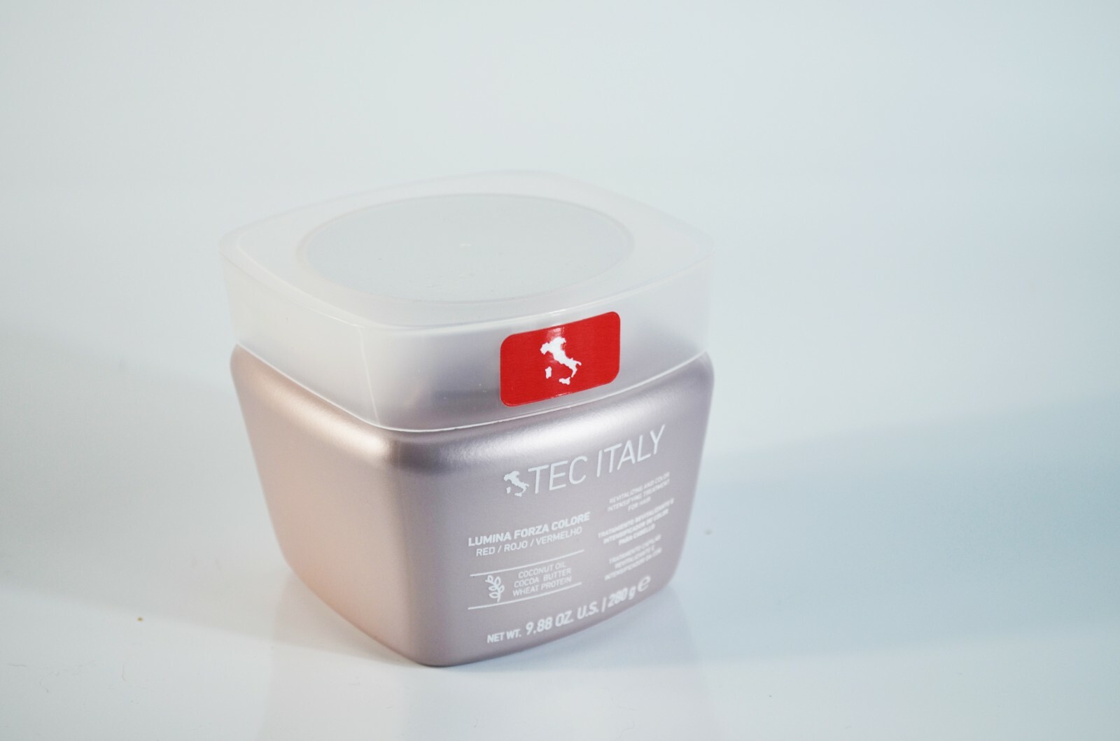 New!! Tec Italy Lumina Forza Colore Rojo Red Color Conditioner 9.8 oz