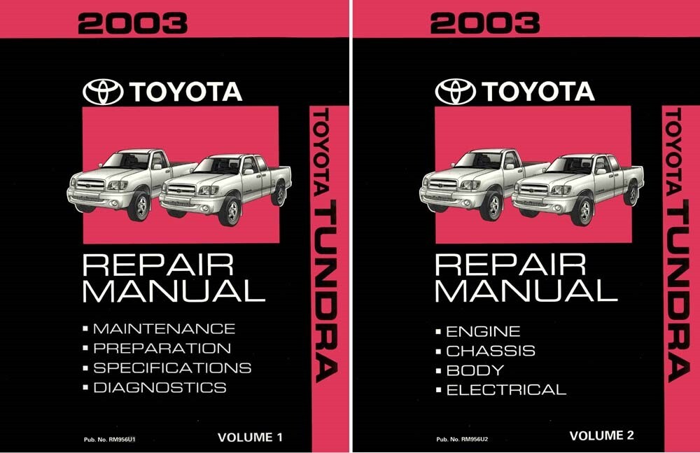 2003 Toyota Tundra Factory Shop Service Manual