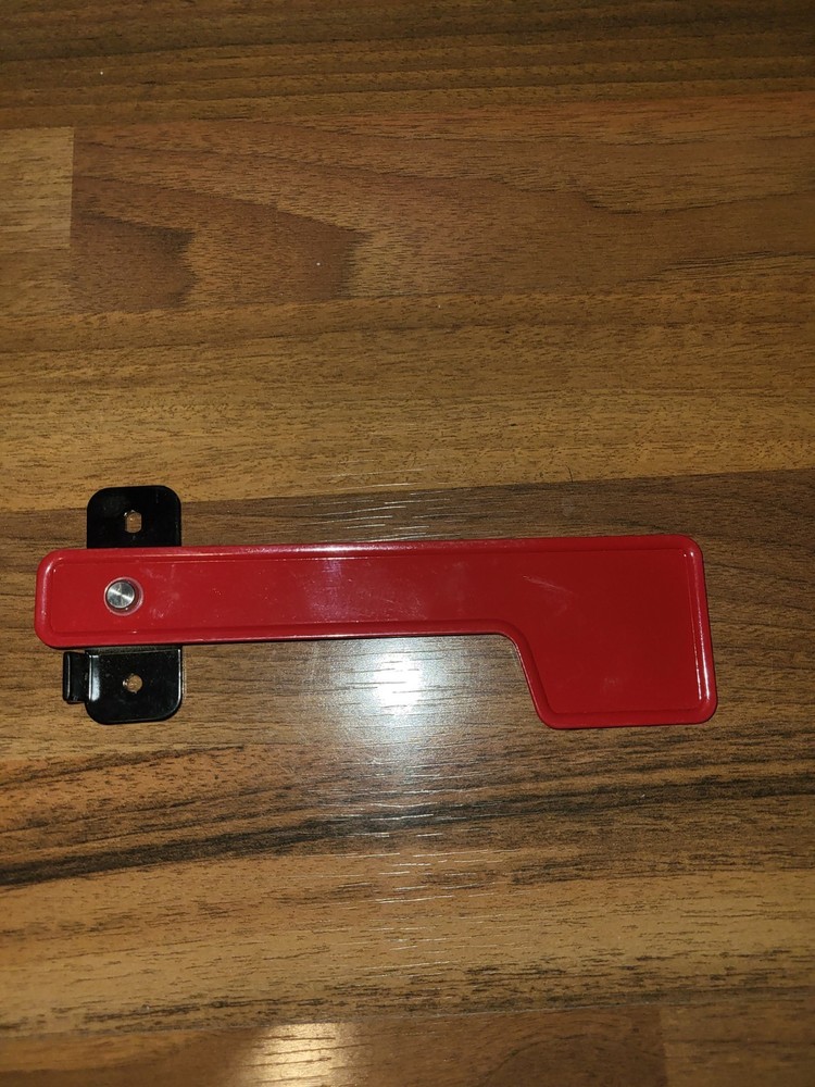 New Durable Red Steel Flag Replacement For Missing/Broken Mailbox With Hardware