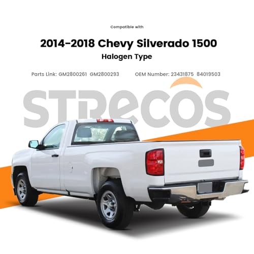 Tail Light Compatible with 2014 2015 2016 2017 2018 Chevy Left Driver Side