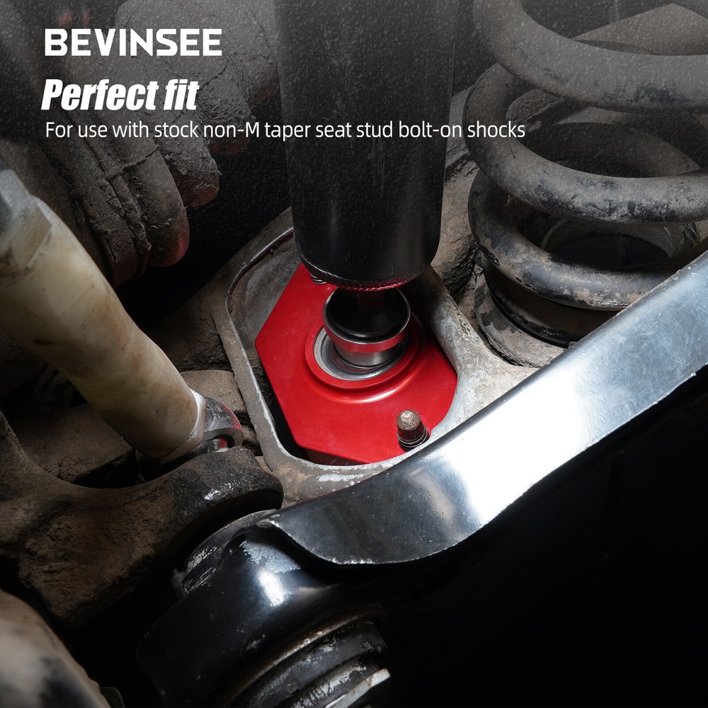 Rear Lower Shock Mounts W/ Ball Inserts For BMW E81 E82 E87 E88 E90 E91 E92 E93