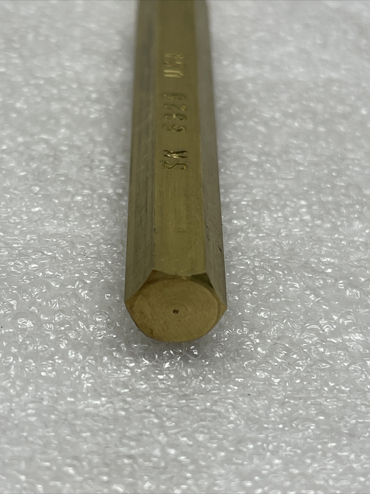 SK Tools 1/4” Brass Drift Punch, 6325, Hex Shank, 4” Long, USA Made, New