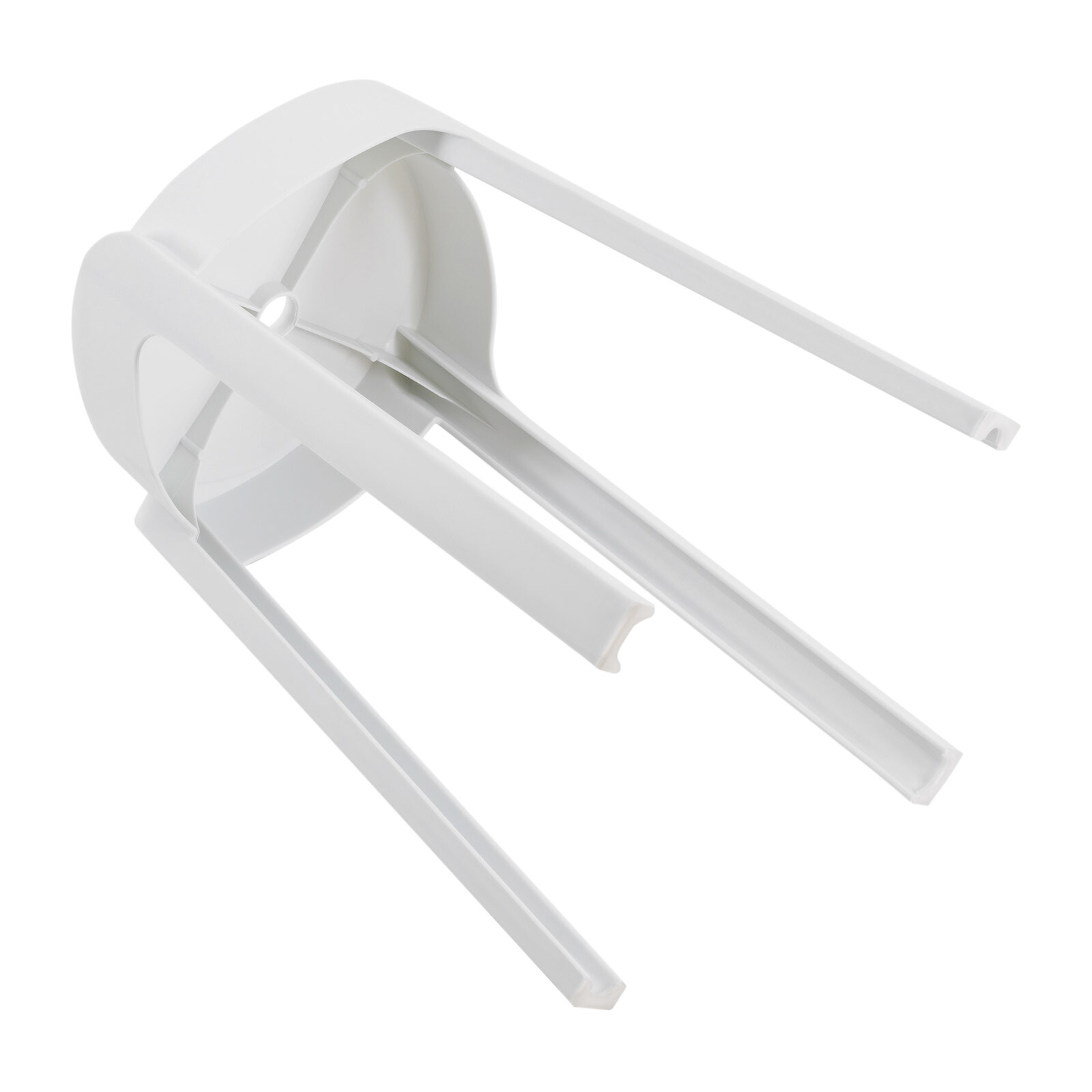 5Pcs Plastic Stools 18'' Height Indoor OutdoorKitchen Bar Chairs Stackable White