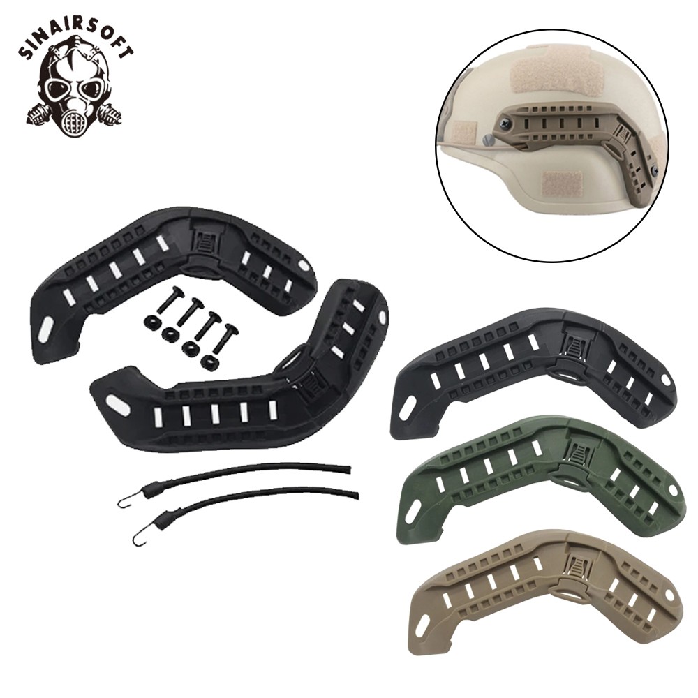 Tactical ACH-ARC MICH2000 Helmet Accessory Side Rail Mount Kit Helmet Rail Guide