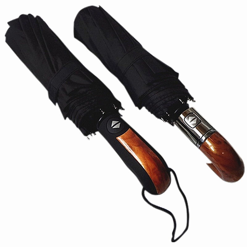 German creative ten-bones automatic umbrella Sun Rain Travel  Folding Compact Wi