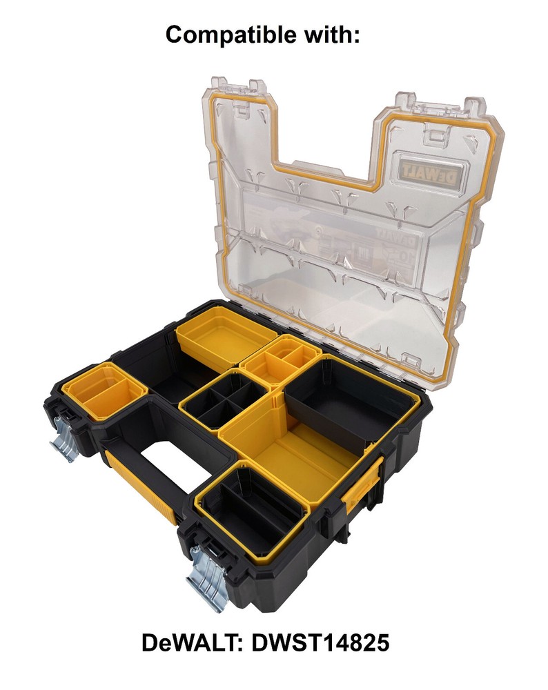 Dewalt Pro Organizer Compatible Extra Large Wide Replacement Bin Insert