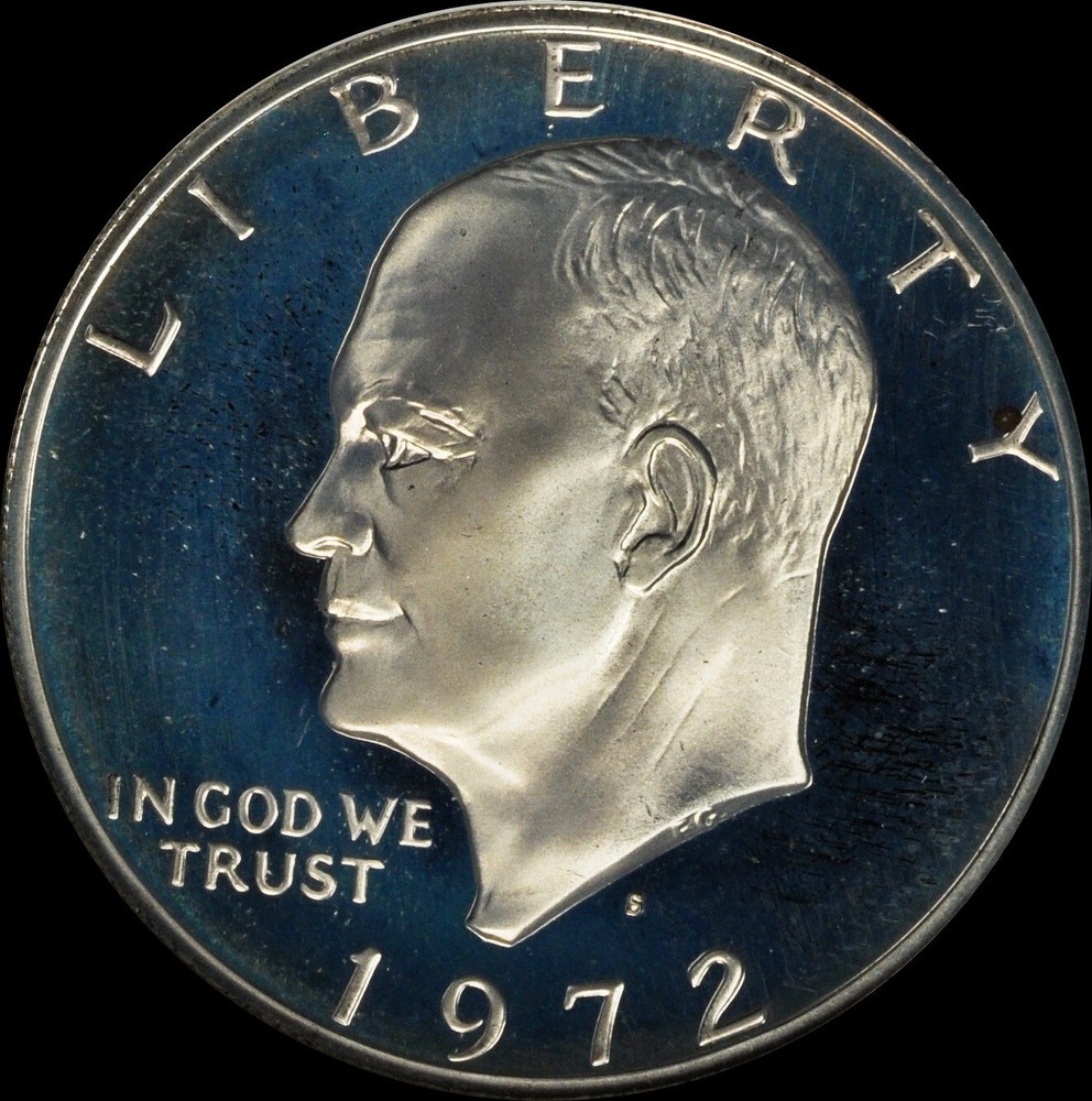 1972-S Eisenhower Silver Dollar Choice/Gem Proof