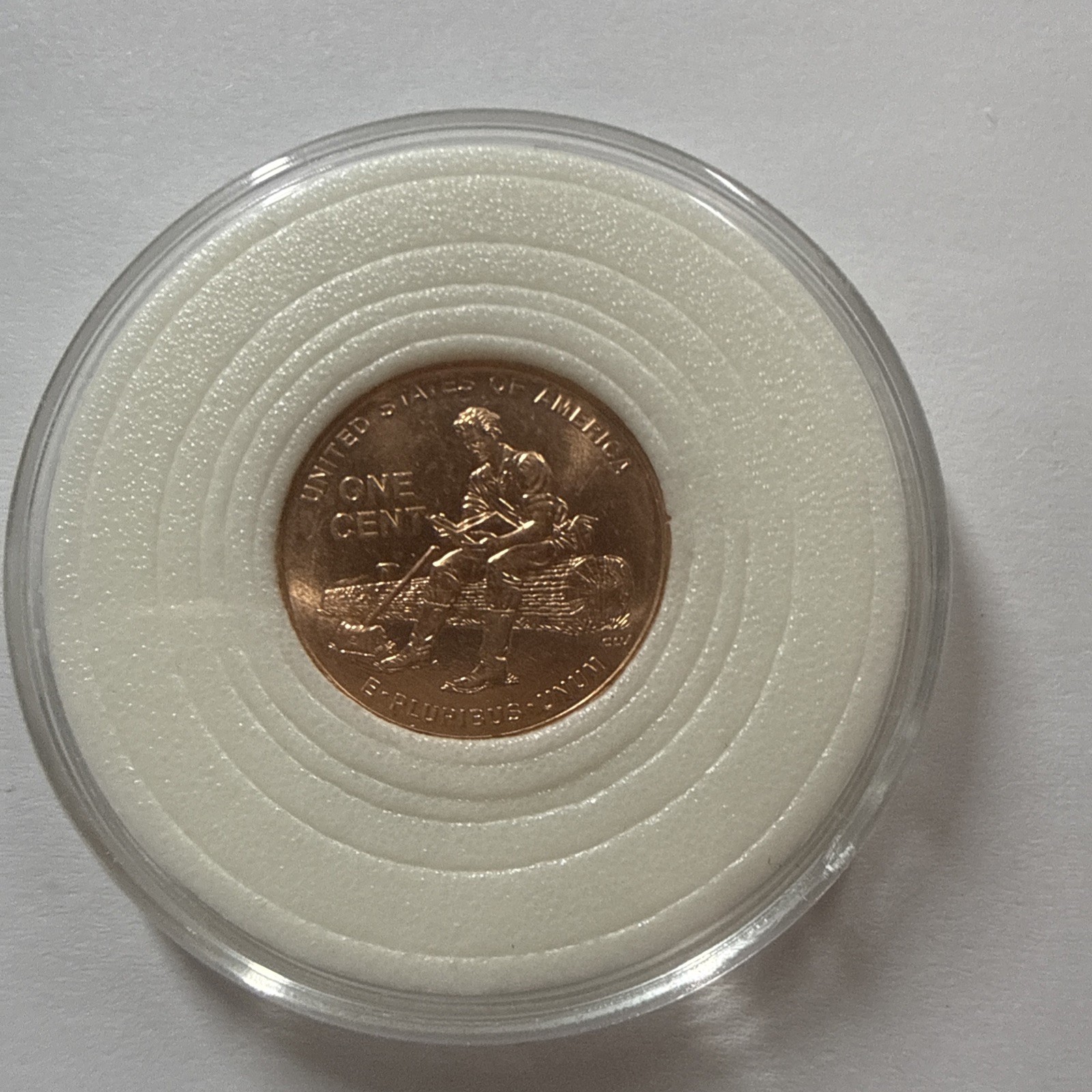 2009 Lincoln Sitting On A Log Penny No MINT Mark Circulated In Good Shape