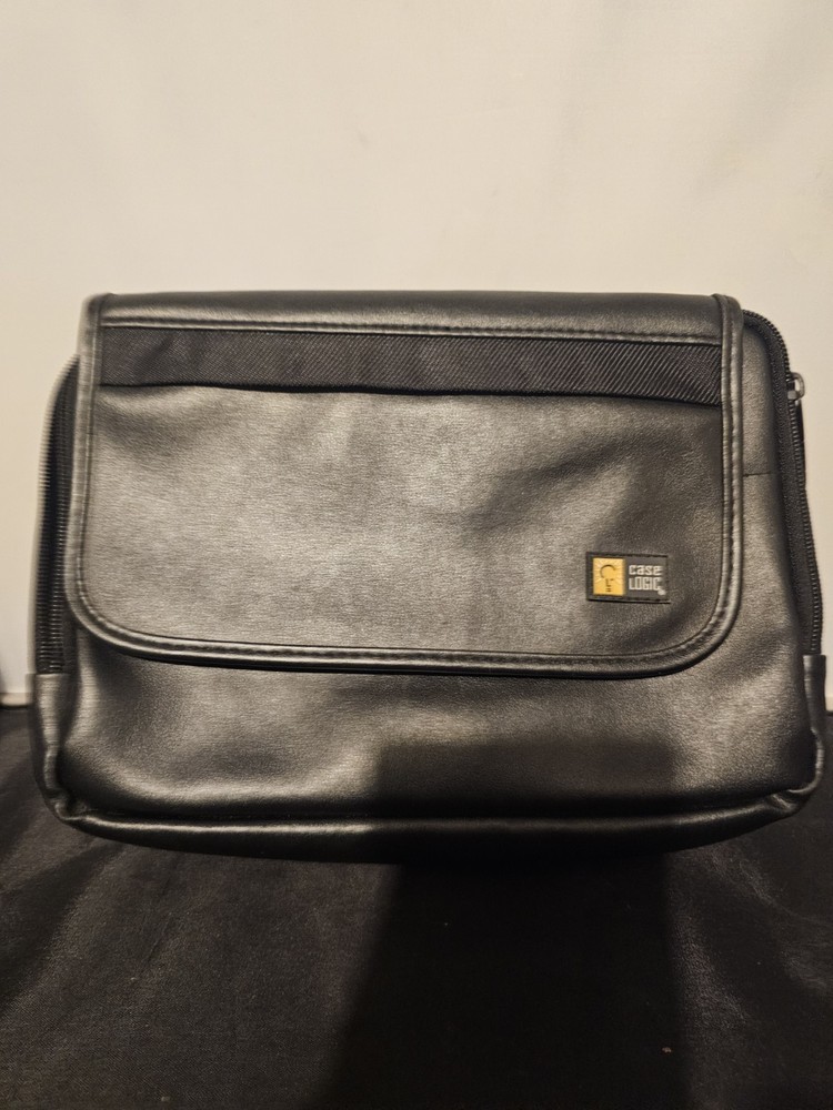Case Logic®  Carrying Case, Black, Leather, Portable DVD Player Case