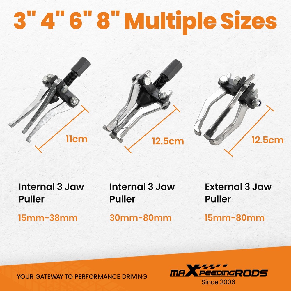 Universal Internal & External Gear Pulley Puller Set with Nera three catch