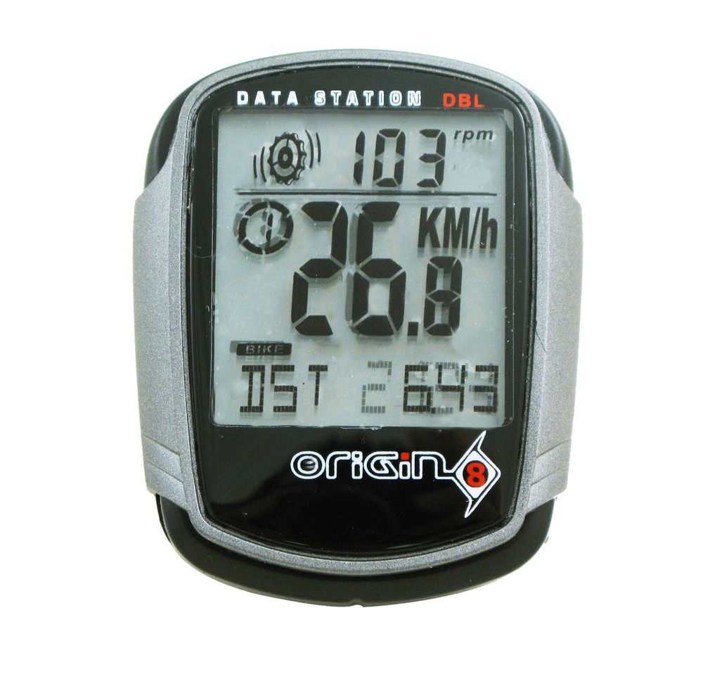 Origin8 Propulsion Data Station Double Wireless Bike Computer 18W w Cadence