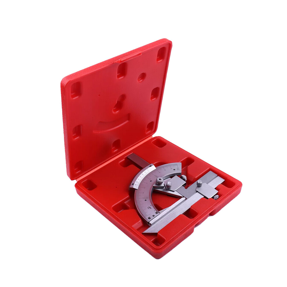 0-320° Precision Angle Measuring Finder Universal Bevel Protractor Vernier Tool