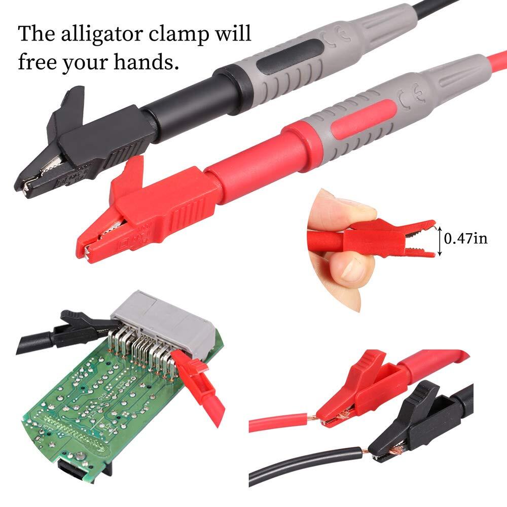 25PCS Multimeter Leads Kit, Professional & Upgraded Test Leads Set with Replacea