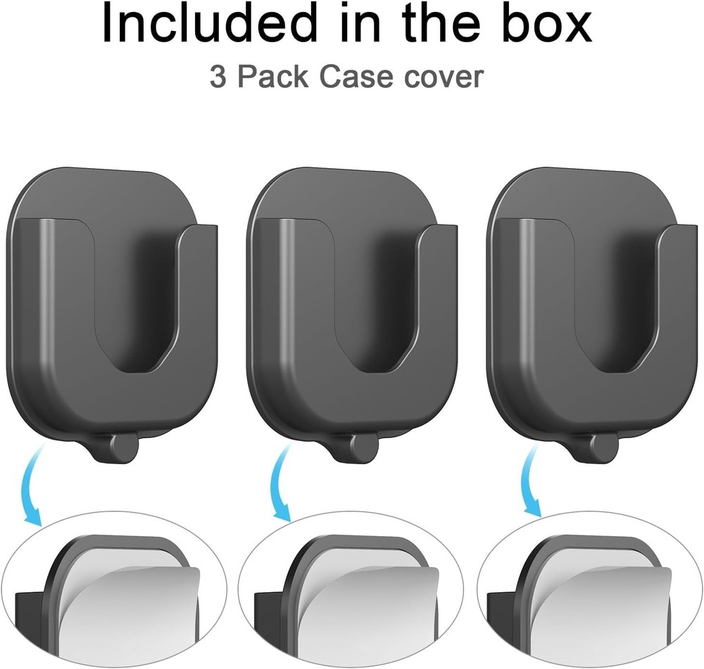 360° Adjustable Adhesive Wall Mount Bracket for Blink Security Cameras - 3-Pack