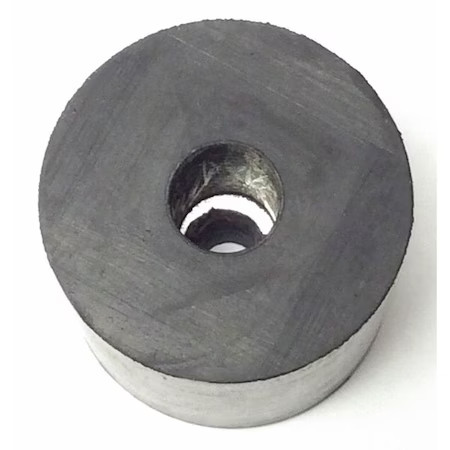 Bumper, Rubber, Black, 1-1/4"H X 1-1/4"W, Pk.5, 1326W-017K