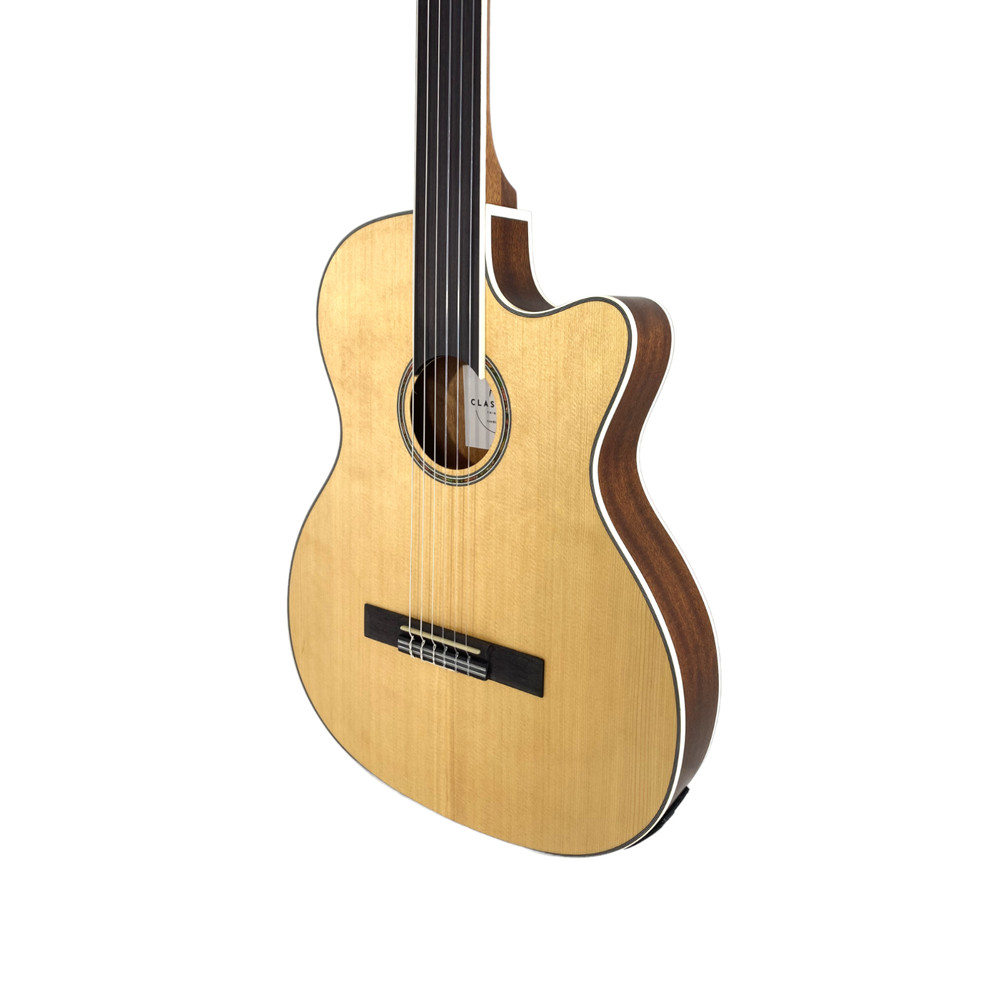 Haze Solid Top Fretless Arched Back Classical Guitar - Matte C551BCEQSMFL