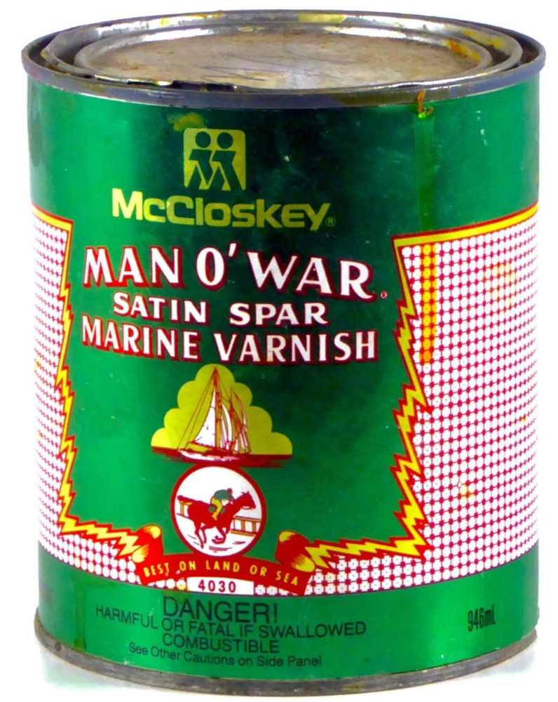 Original McCloskey Man-O-War Spar Varnish Partial Quart
