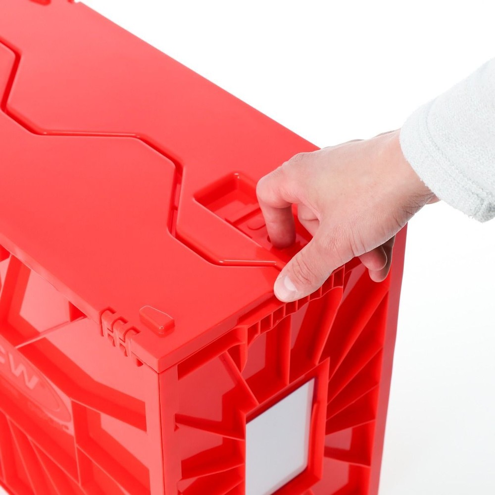 1 BCW Red Plastic Short Comic Book Bin