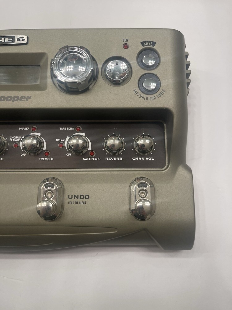 Line 6 JM4 Looper Loop Sampler Guitar Effect Pedal + Power Supply