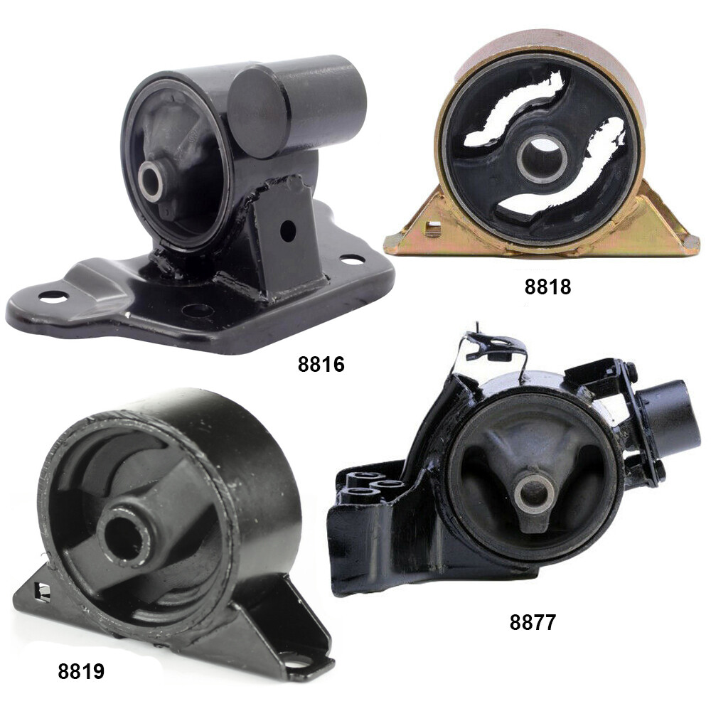 Engine Mounts & AUTOMATIC Trans. Mount 4PCS Set For Mitsubishi Mirage L4-1.8L