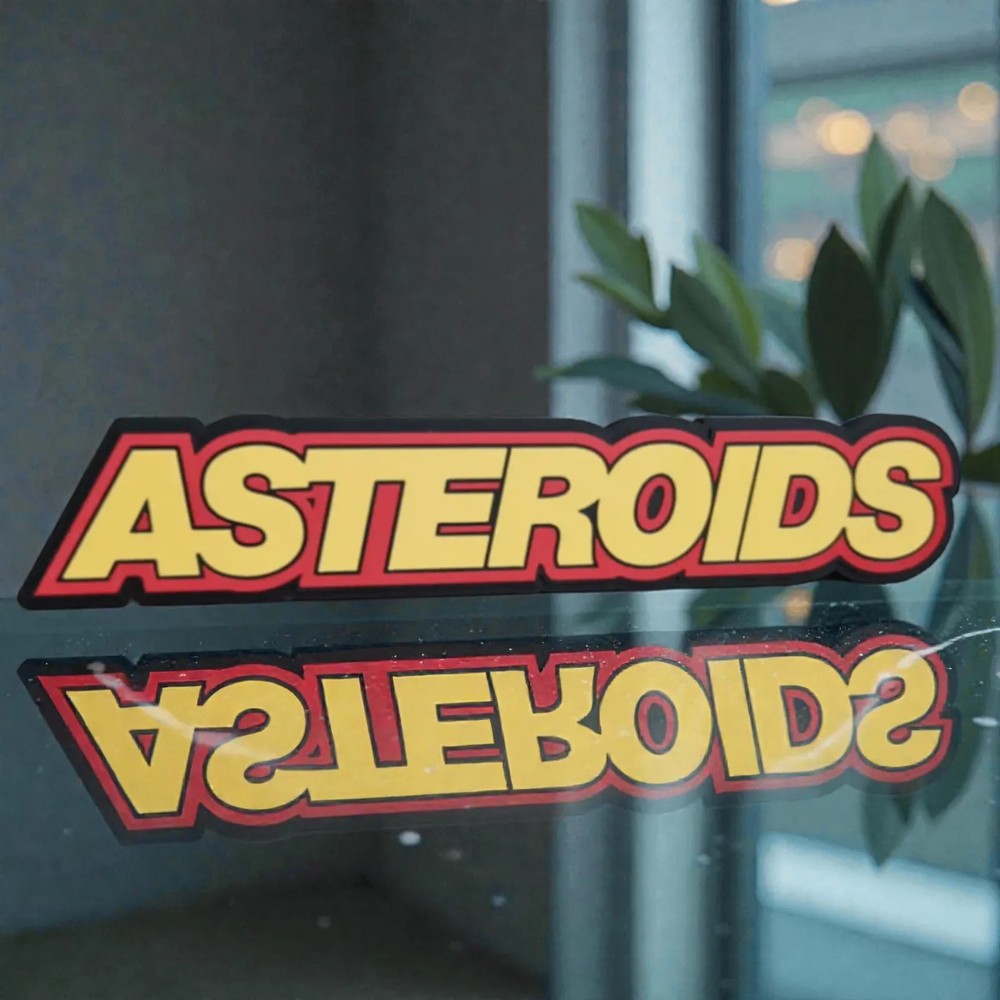 Atari Asteroids Video Game Logo Decal Sticker Retro Arcade Bumper Window