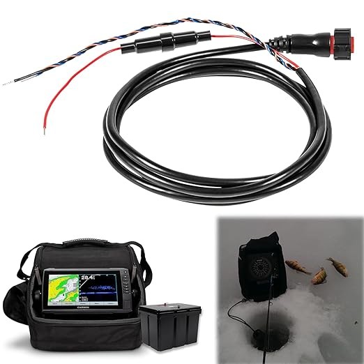 For Garmin echoMAP 4-pin 6ft Threaded Power Data Cable Chartplotter 010-12445-00