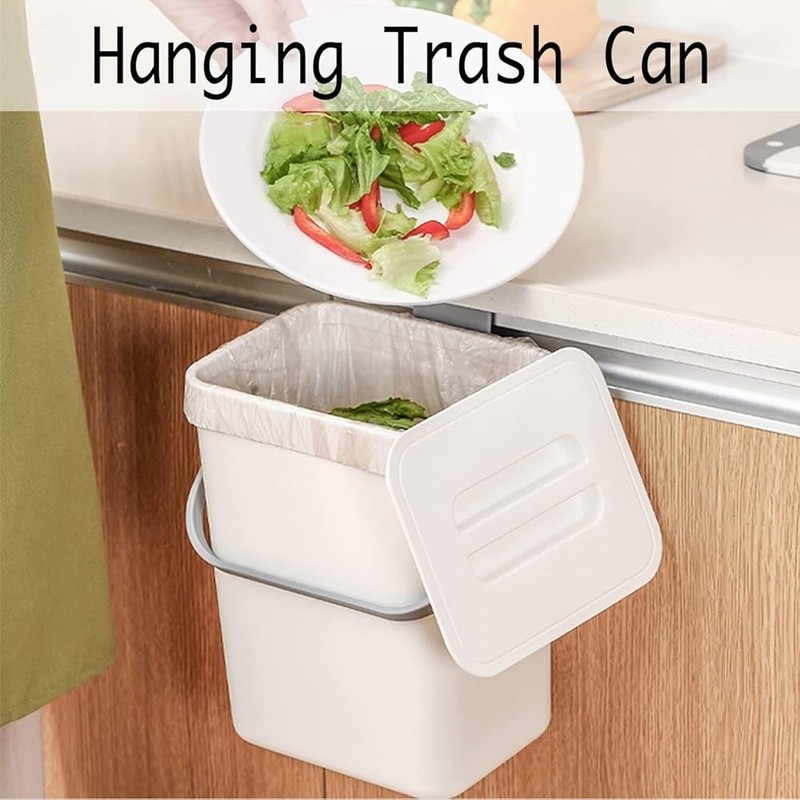 Odor Blocking Kitchen Compost Bin Indoor Fruit Fly Free Compact Container New