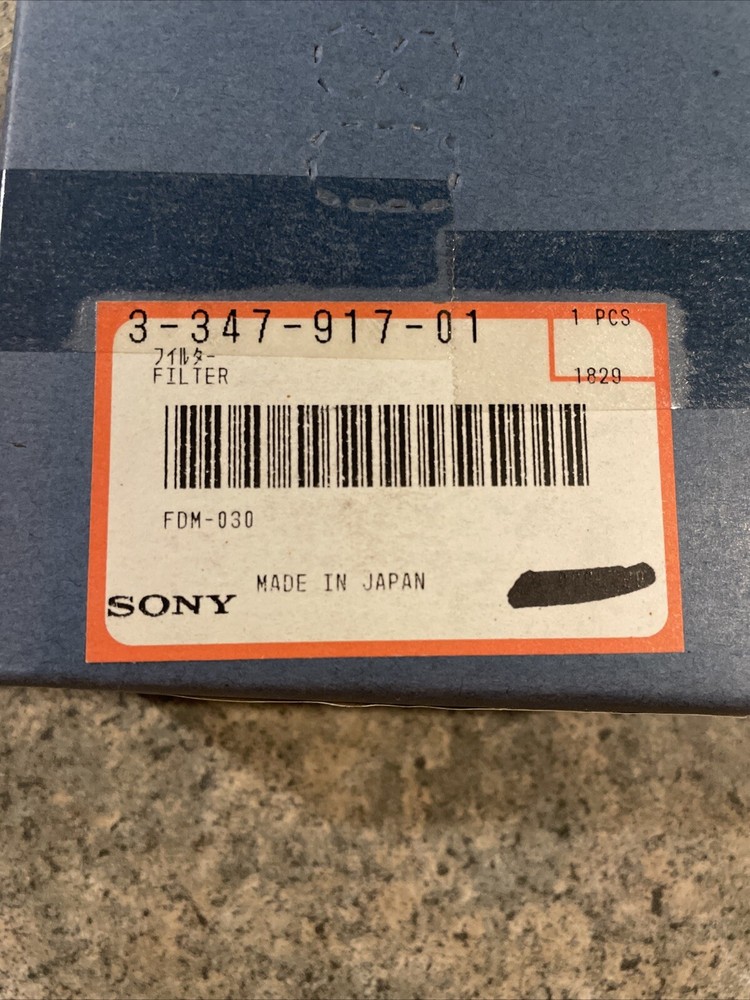 Sony 3-347-917-01 Filter FDM-030 NOS