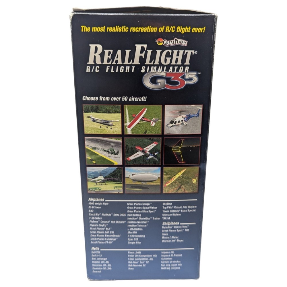 Great Planes Real Flight RC Flight Simulator G3.5 Controller w/ Original Box