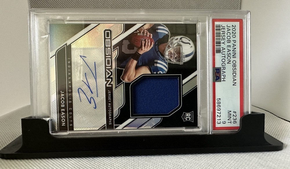 PSA Thick Slab Horizontal Card Holder Black Display Stand 3d printed