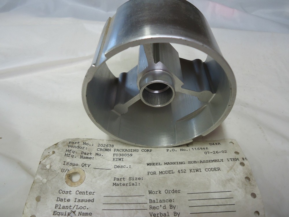 Kiwi coder Model 452 Wheel Marking Sub-Assembly F038059