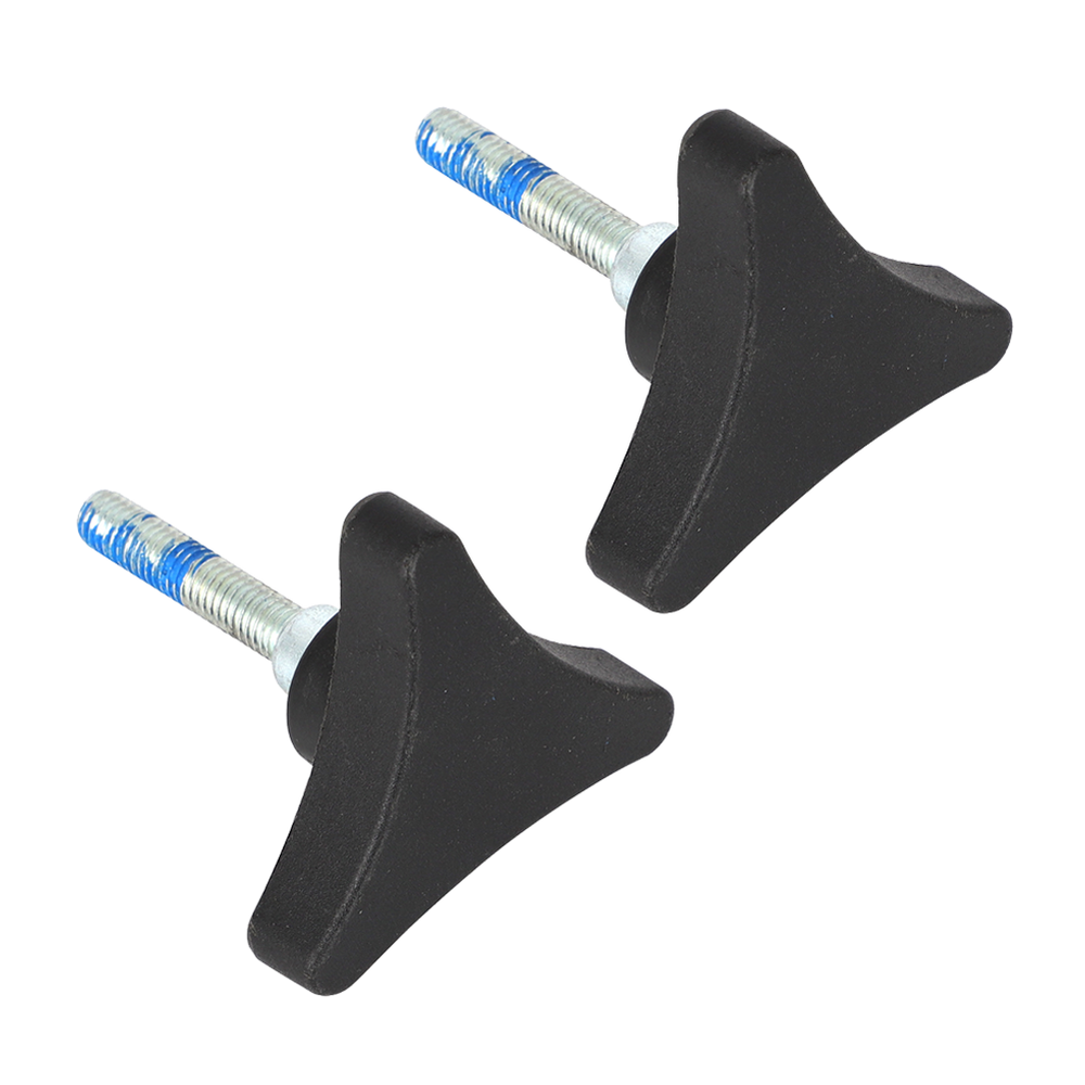 2 PACK Knobs Knob Wheel Assembly For Rolling Walker Rollator Black Rebuild Kit