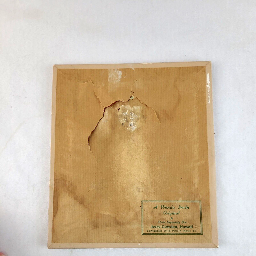 Wanda Irwin Original Genuine Tooled Cooper Wall Decor Tooled Copper Etching