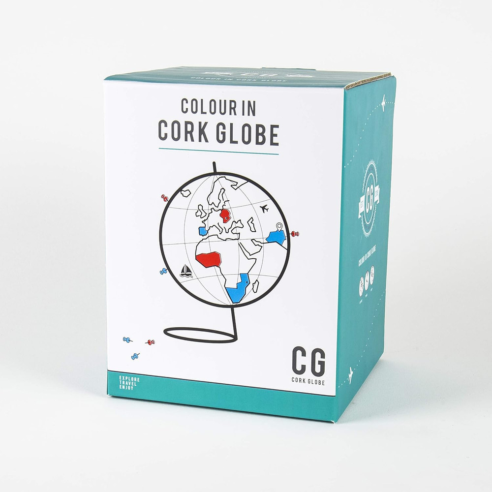 Color in Cork Globe