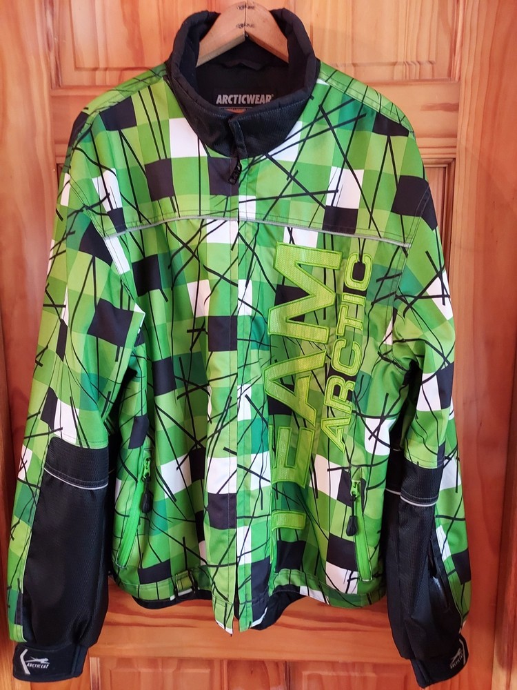 Artic Cat Freezone Snowmobile Mens L Jacket GUC Outer Shell